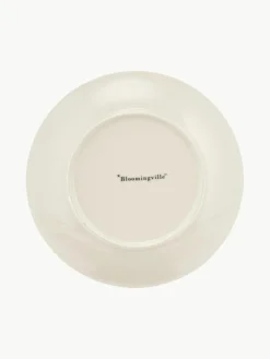 Ontbijtbord Karine met klein patroon, set van 4