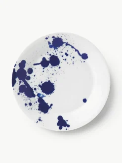 Ontbijtbord Pacific blauw van porselein