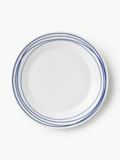 Ontbijtbord Pacific blauw van porselein