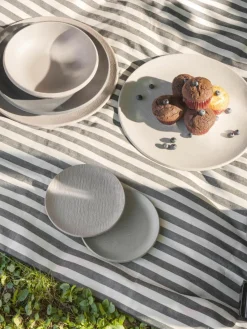 Ontbijtbord Trama van melamine, 4 stuks