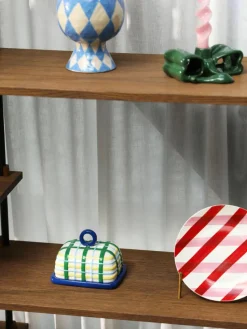 Ontbijtborden Bliss met kerstmotief, 4-delig