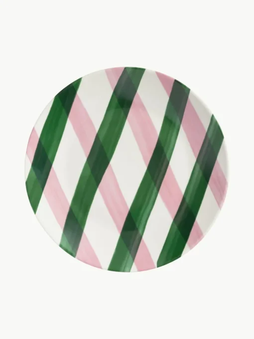 Ontbijtborden Bliss met kerstmotief, 4-delig