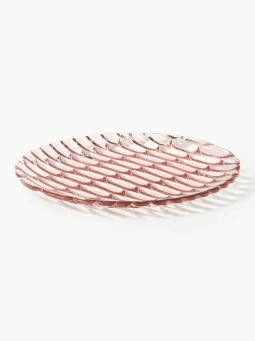 Ontbijtborden Jellies met structuurpatroon, 4 stuks