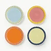 Ontbijtschalen Whip van dolomiet, set van 4