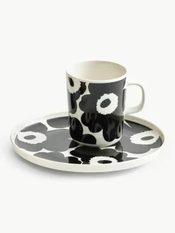 Ontbijtset Unikko, 2 personen (4-delig)