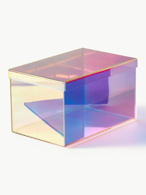 Opbergdozen Lacy van acrylglas, set van 2