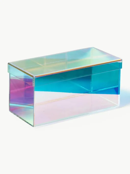 Opbergdozen Lacy van acrylglas, set van 2