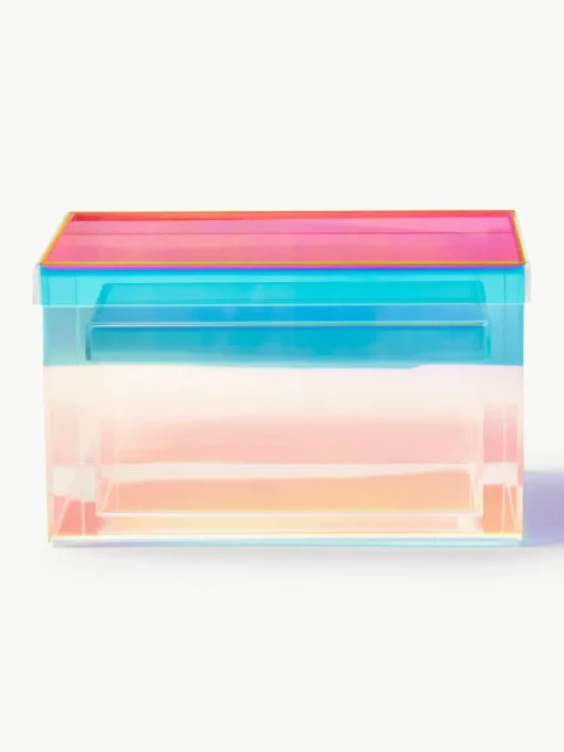 Opbergdozen Lacy van acrylglas, set van 2