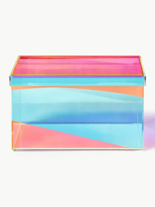 Opbergdozen Lacy van acrylglas, set van 2