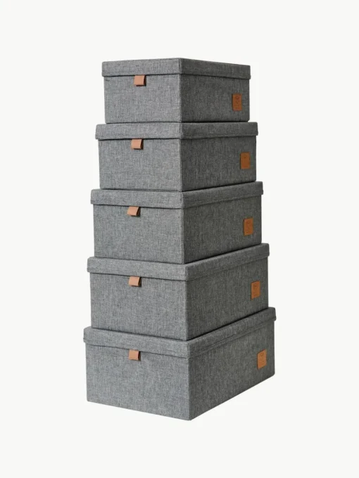 Opbergdozen Premium, set van 5