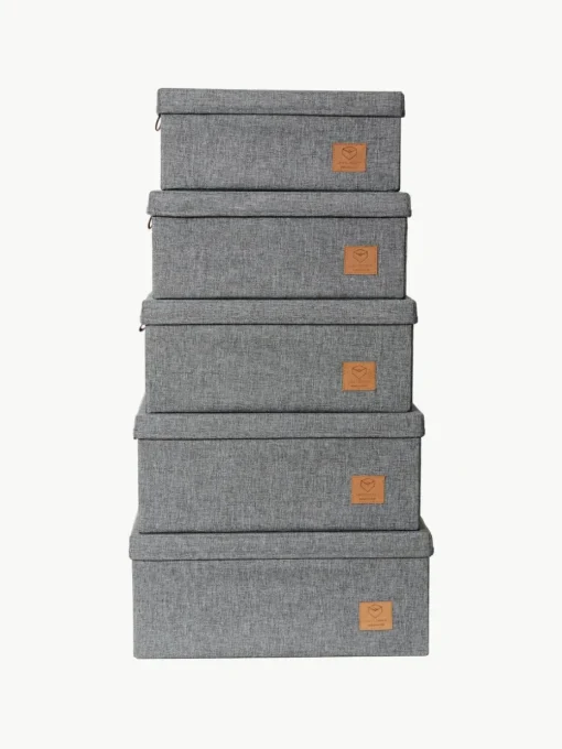 Opbergdozen Premium, set van 5