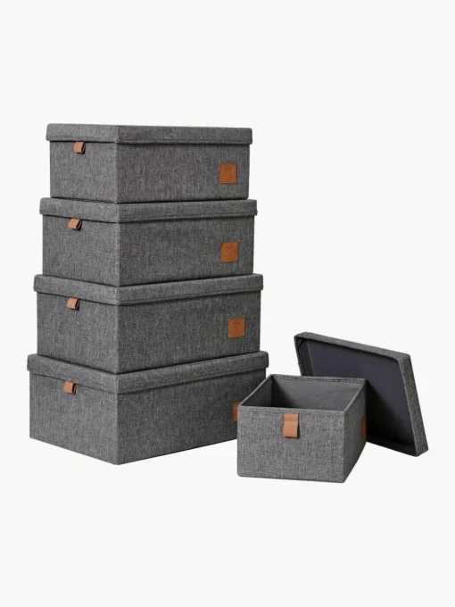 Opbergdozen Premium, set van 5