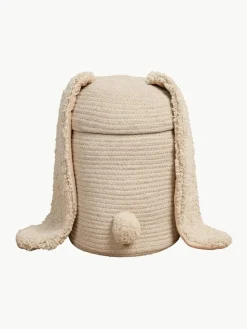 Opbergmand Rita the Rabbit met deksel, handgemaakt