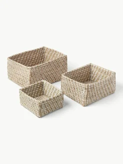 Opbergmanden Aleya van zeegras, 3-delig