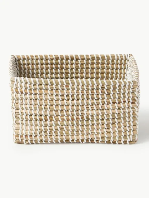 Opbergmanden Aleya van zeegras, set van 3