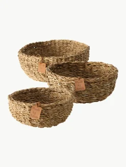 Opbergmanden Sophy van zeegras, set van 3