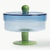Opbergpot Duo van glas