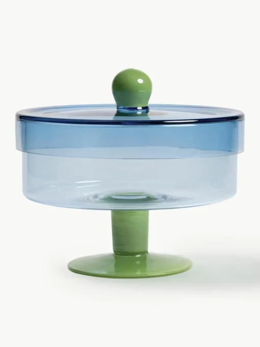 Opbergpot Duo van glas