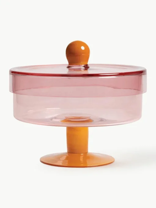 Opbergpot Duo van glas