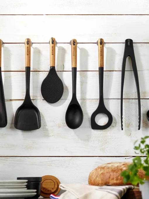 Opscheplepel Cook met acaciahouten handvat