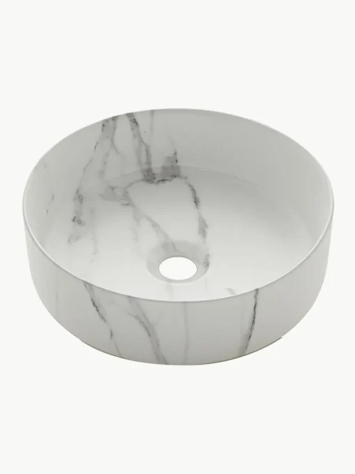 Opzetwastafel Klimt van keramiek, Ø 36 cm