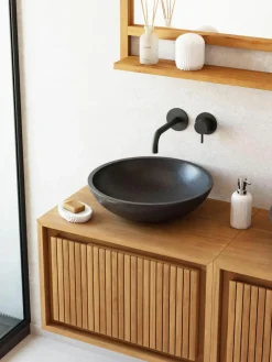 Opzetwastafel Kuveni van terrazzo