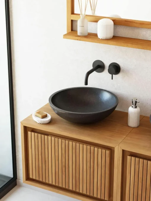 Opzetwastafel Kuveni van terrazzo