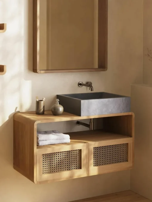 Opzetwastafel Kuveni van terrazzo