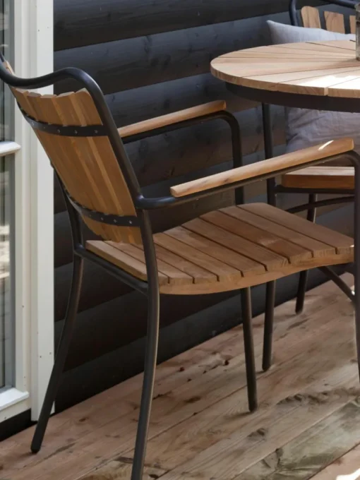 Outdoor armstoel Ellen van hout
