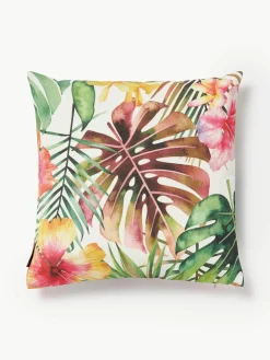 Outdoor kussenhoes Kokamo met tropische print