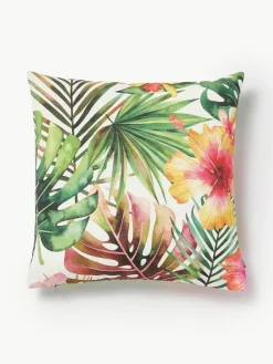 Outdoor kussenhoes Kokamo met tropische print