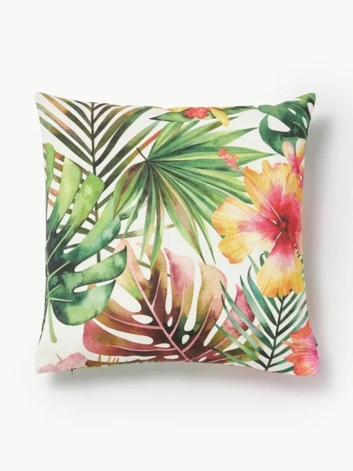 Outdoor kussenhoes Kokamo met tropische print