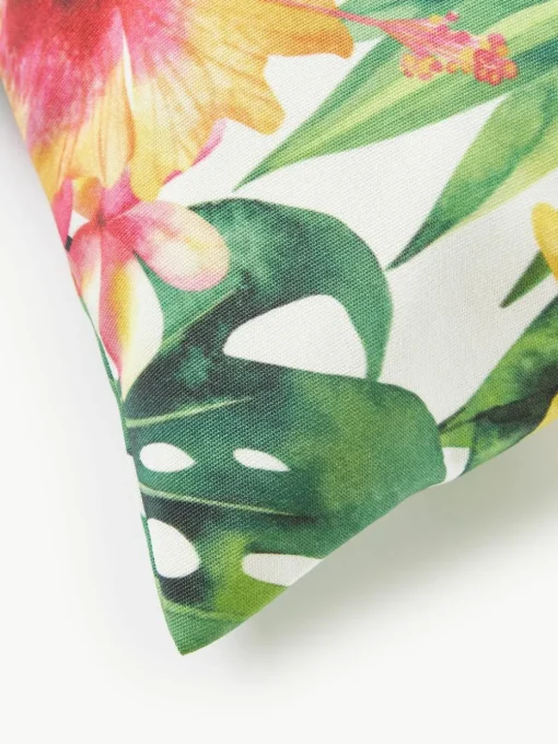 Outdoor kussenhoes Kokamo met tropische print