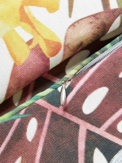 Outdoor kussenhoes Kokamo met tropische print