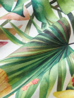Outdoor kussenhoes Kokamo met tropische print