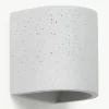 Outdoor LED wandlamp Kyra van beton