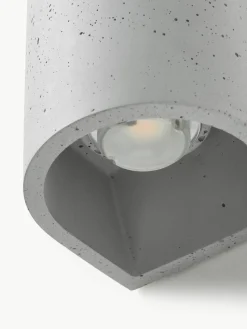 Outdoor LED wandlamp Kyra van beton