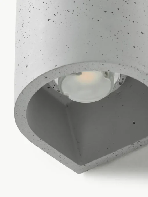 Outdoor LED wandlamp Kyra van beton