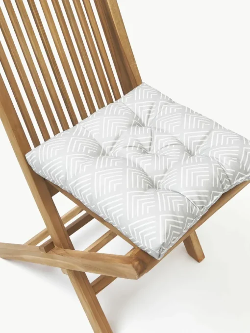 Outdoor stoelkussen Milano met grafisch patroon