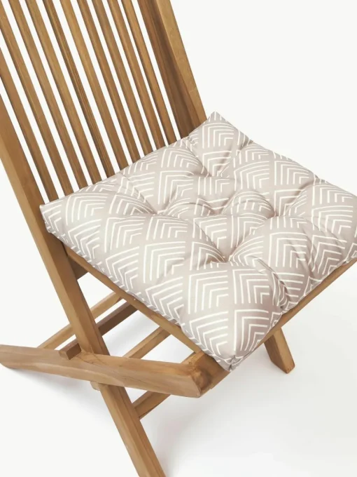 Outdoor stoelkussen Milano met grafisch patroon