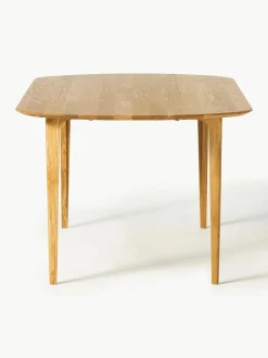 Ovale eettafel Archie van eikenhout, 200 x 100 cm