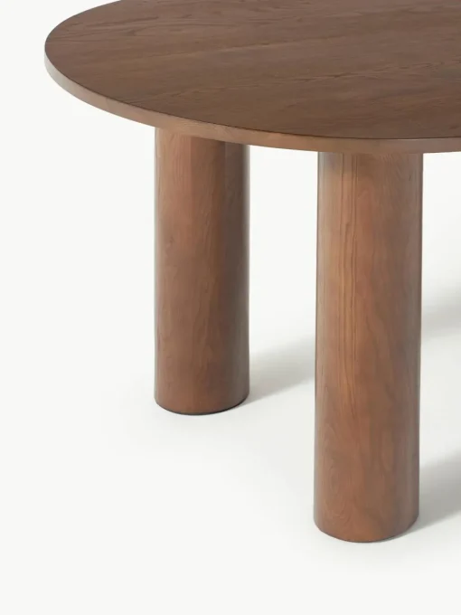 Ovale eettafel Dunia van eikenhout, 180 x 110 cm