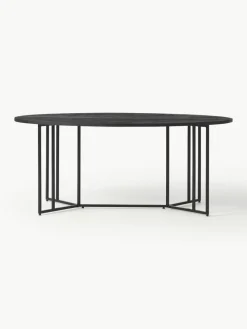 Ovale eettafel Luca van mangohout, verschillende formaten
