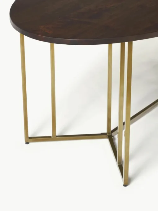 Ovale eettafel Luca van mangohout, verschillende formaten