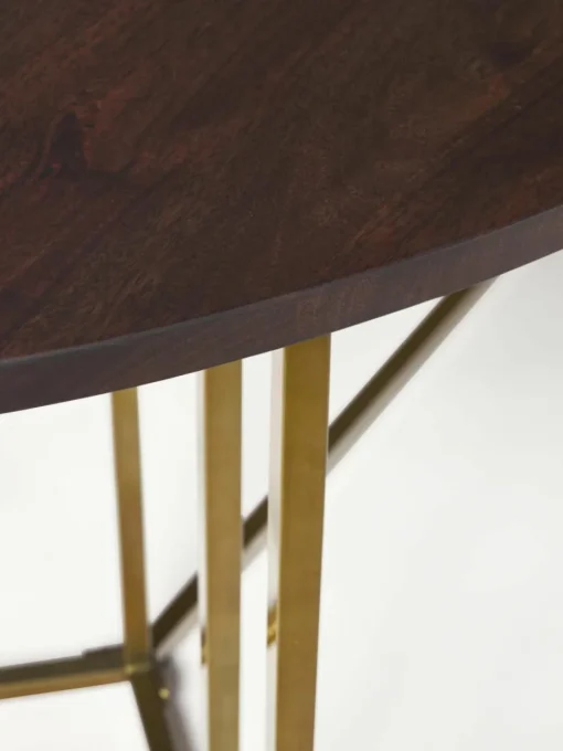 Ovale eettafel Luca van mangohout, verschillende formaten