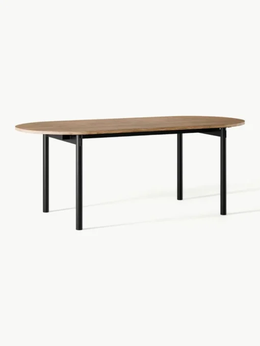 Ovale eettafel Mavi, in verschillende formaten