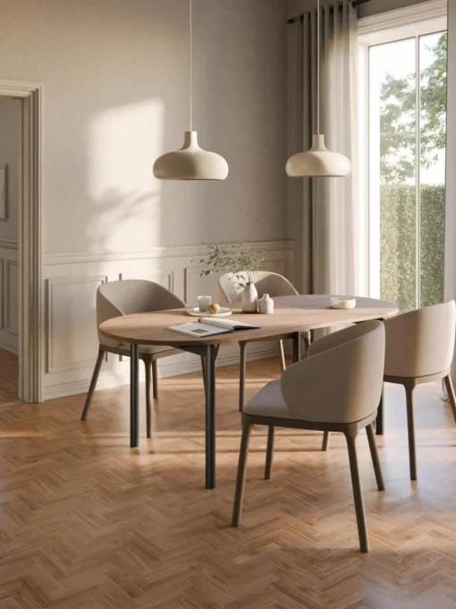 Ovale eettafel Mavi, in verschillende formaten