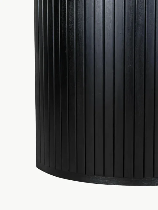 Ovale houten eettafel Bianca, 200 x 90 cm