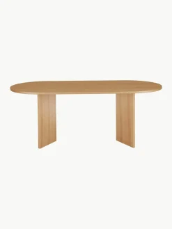 Ovale houten eettafel Toni, 200 x 90 cm