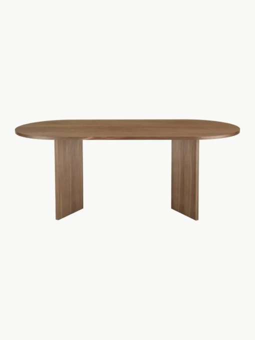 Ovale houten eettafel Toni, 200 x 90 cm